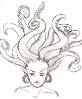 Tentacle hair